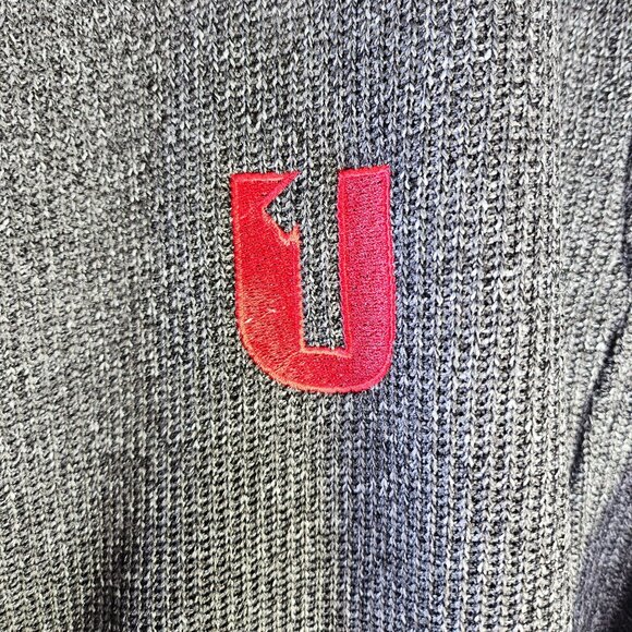 Ogio Gray Full-Zip Jacket With Red U Logo 2X-Large - Picture 2 of 8
